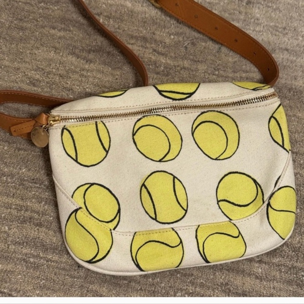 Clare V. Tennis Print Crossbody Bag